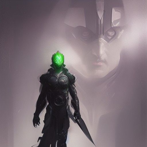 Sinister Figure Illustration in Fantasy Art Style