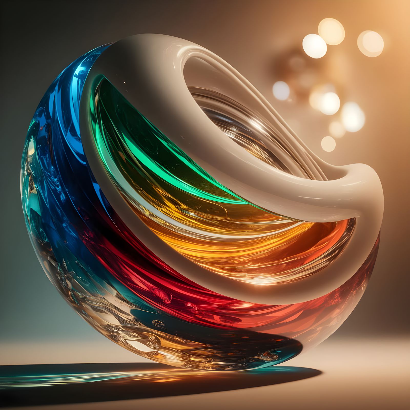 Coloured Glass Art