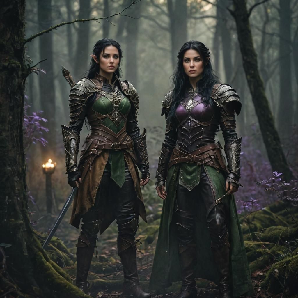 Elven Ranger in Cinematic Style