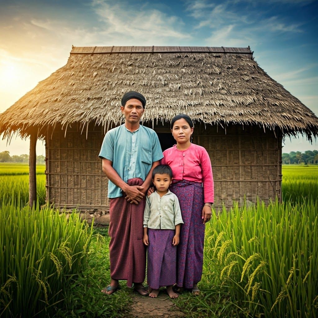Burmese Family Portrait: Hope and Resilience in Burma