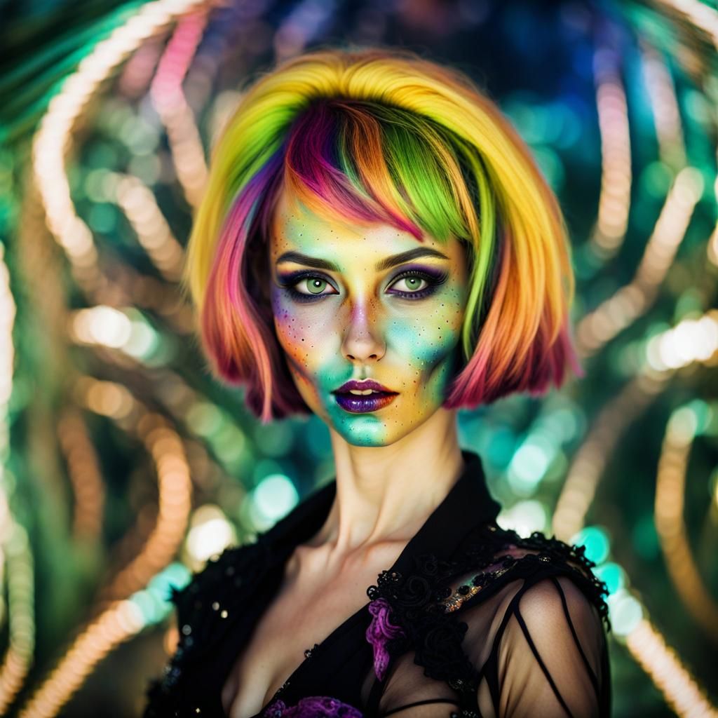 Extravagant Alien Characters in Bizarre Cosmic Setting