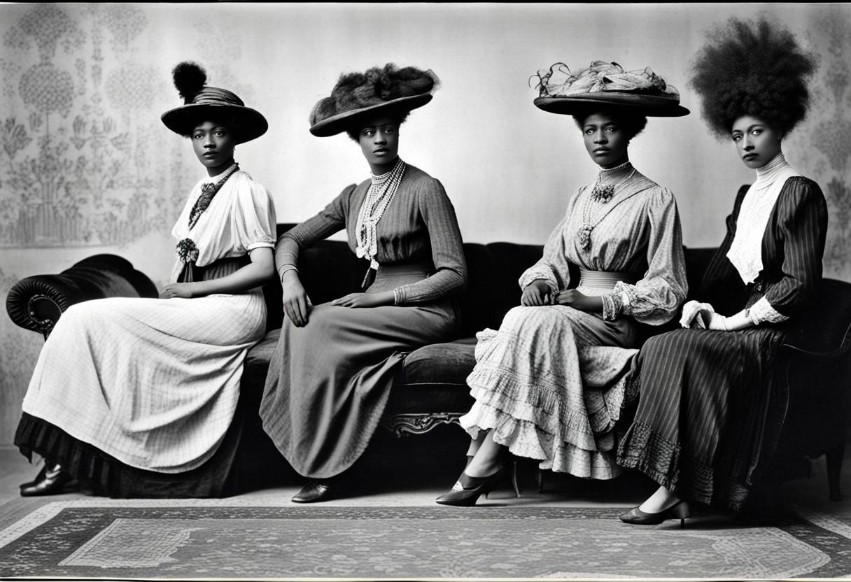 Edwardian Afro Fashion of the 1910s