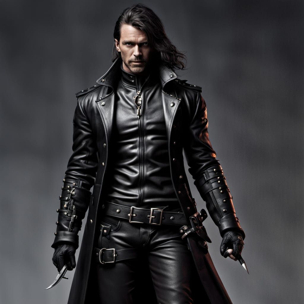 Grimdark Warrior in Leather Armor