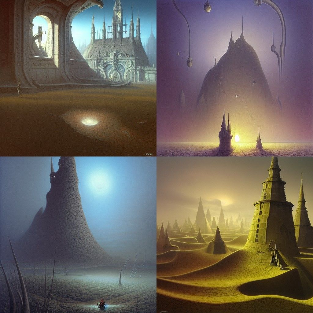 Dreamlike Surreal Landscape Art