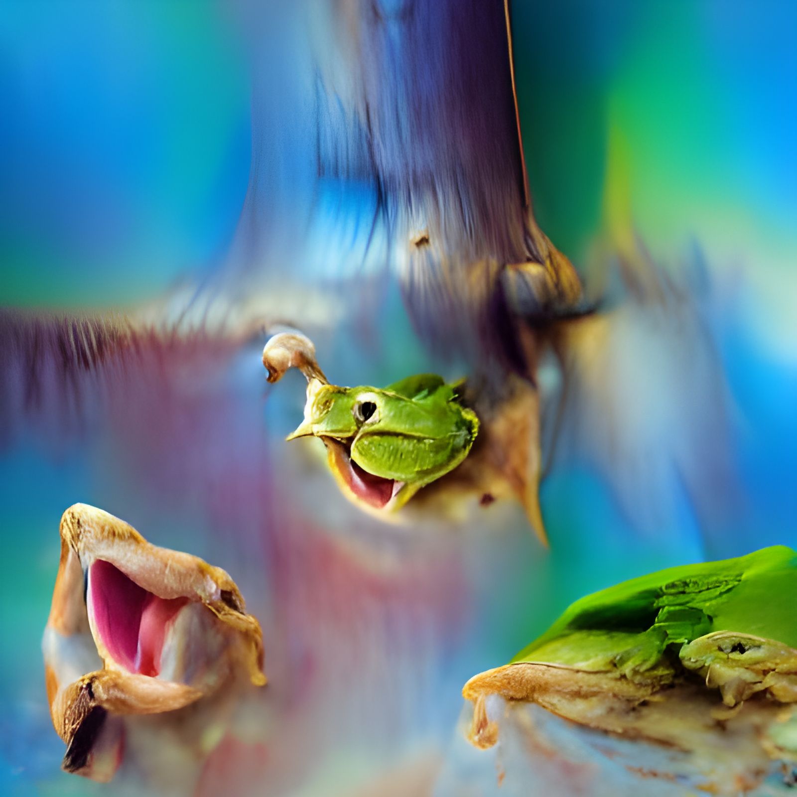Laughing Flying Frog: Macro Animal Photography