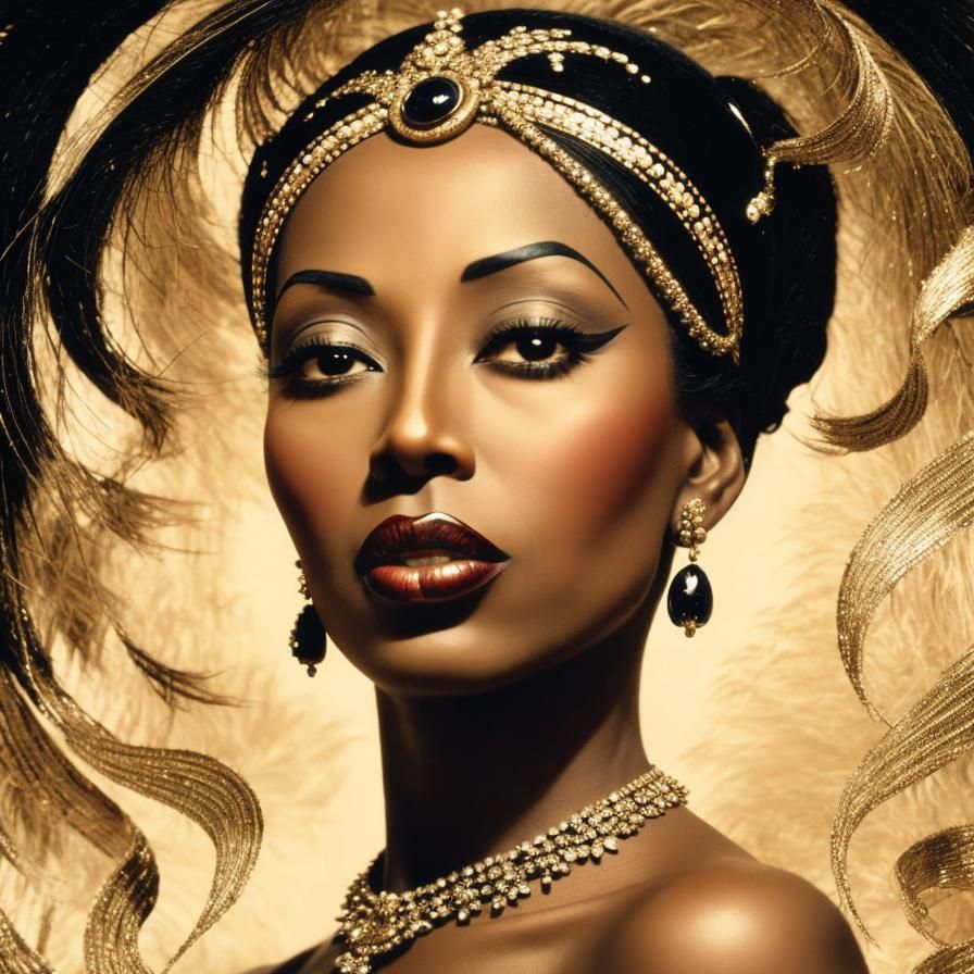 Close up of Josephine Baker’s face as an example of passion ...