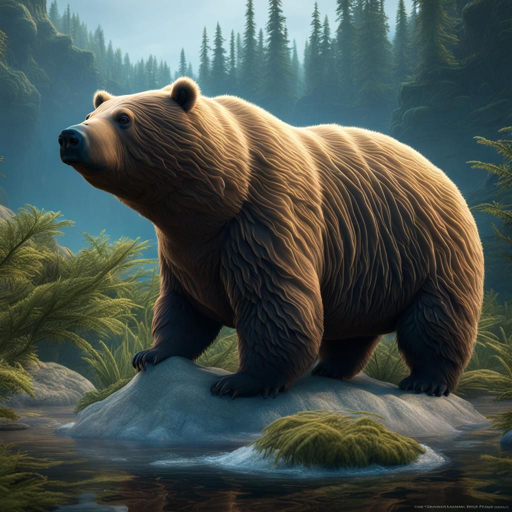 Hybrid Water Bear Grizzly in Unreal Engine 5