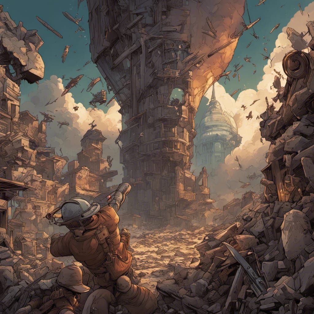 Humorous Comic Book Art: What is a Ding Dong?