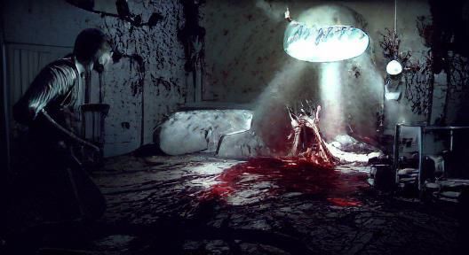 Minimalist 'BLOOD' Typography on Plain Background