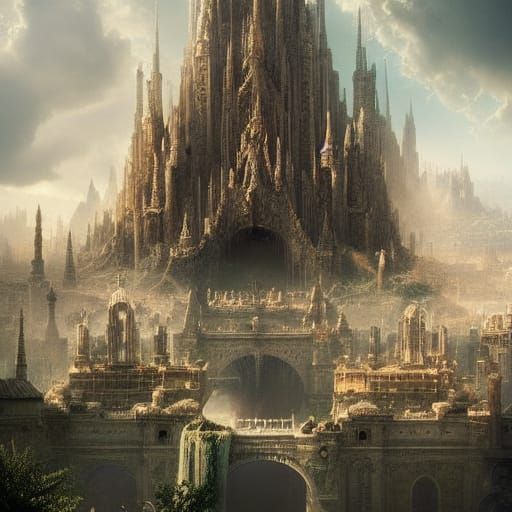 Epic Cinematic Painting of Unseen Beauty