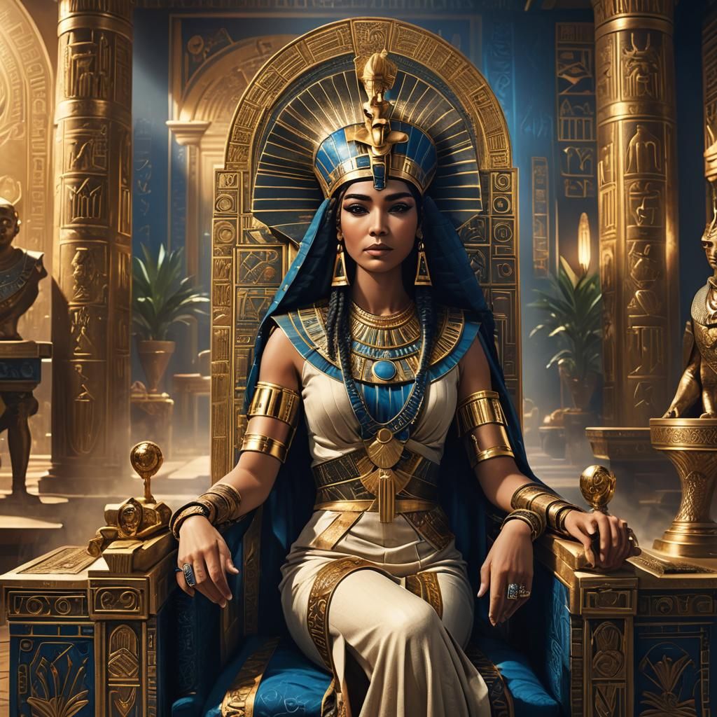 Cleopatra: Business Magazine Cover, Photorealistic Art