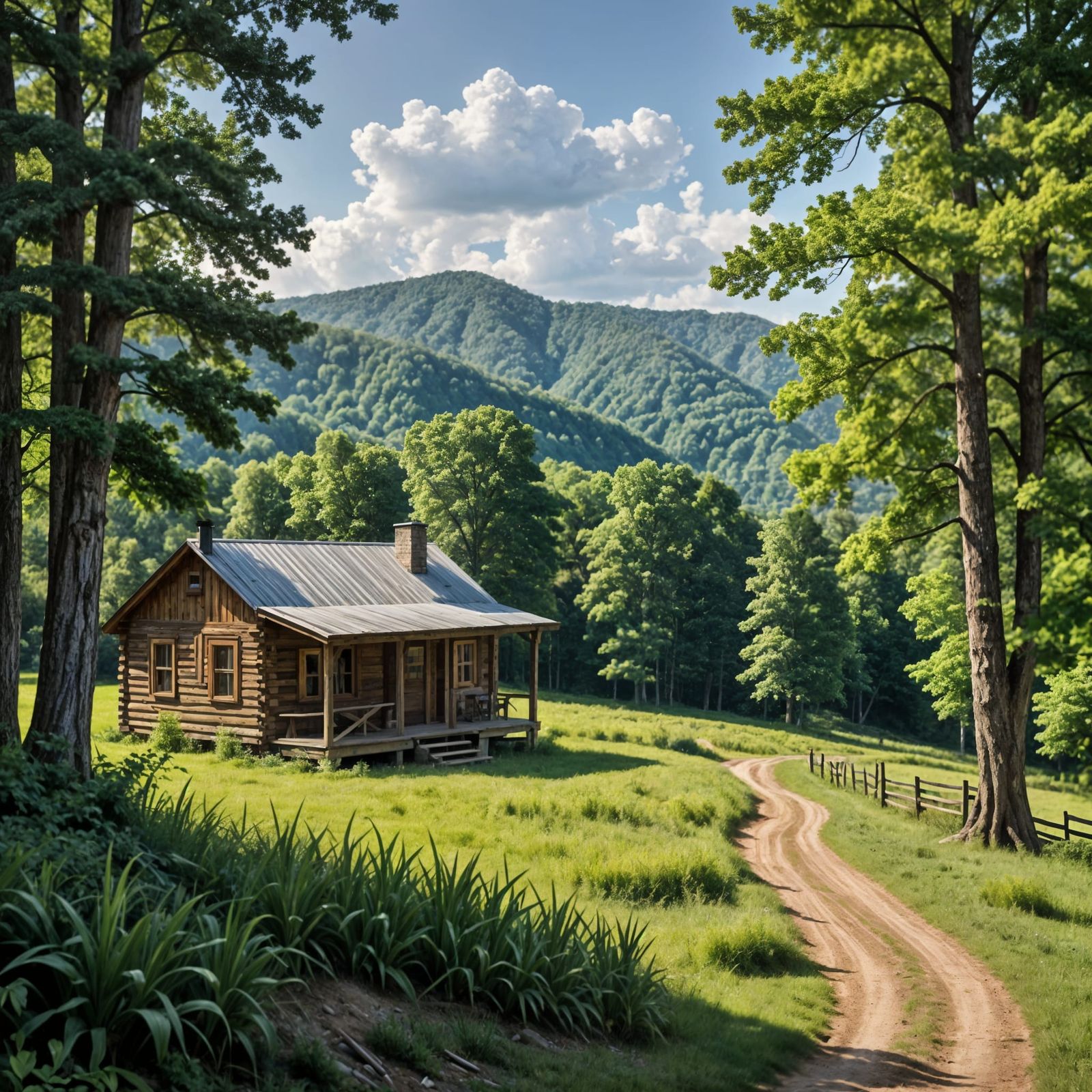 Modern Cabin Overlooking Smoky Mountains Valley
