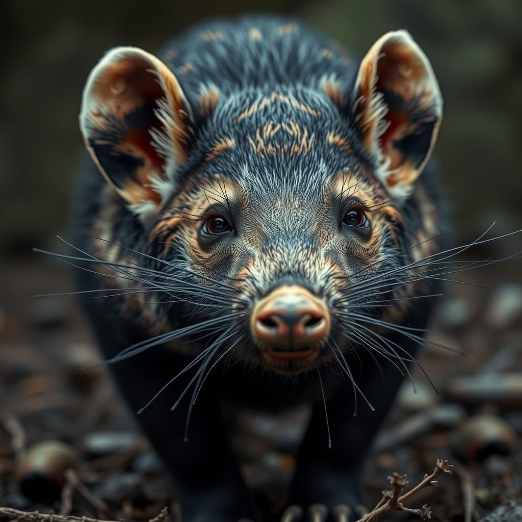 Hyperrealistic Tasmanian Devil in Cinematic Lighting