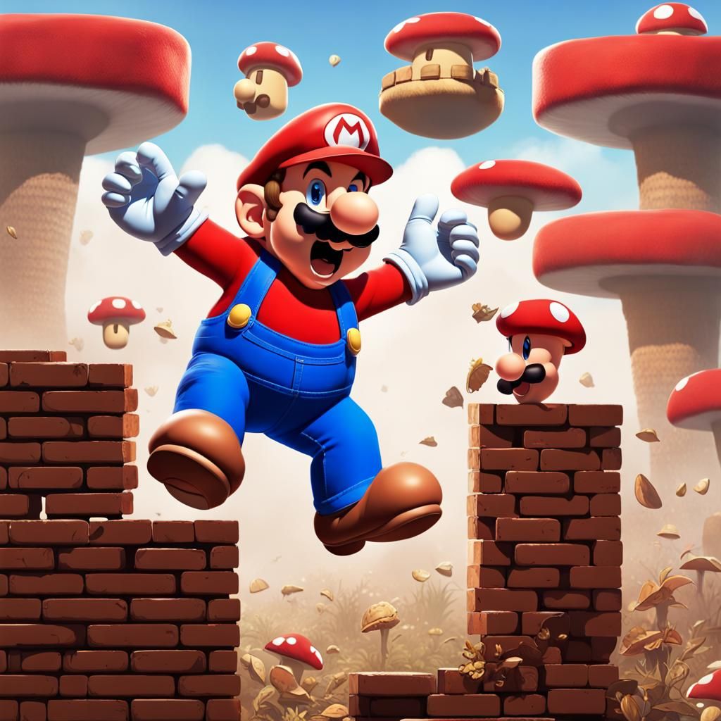 Chris Pratt as Super Mario in Mushroom Kingdom