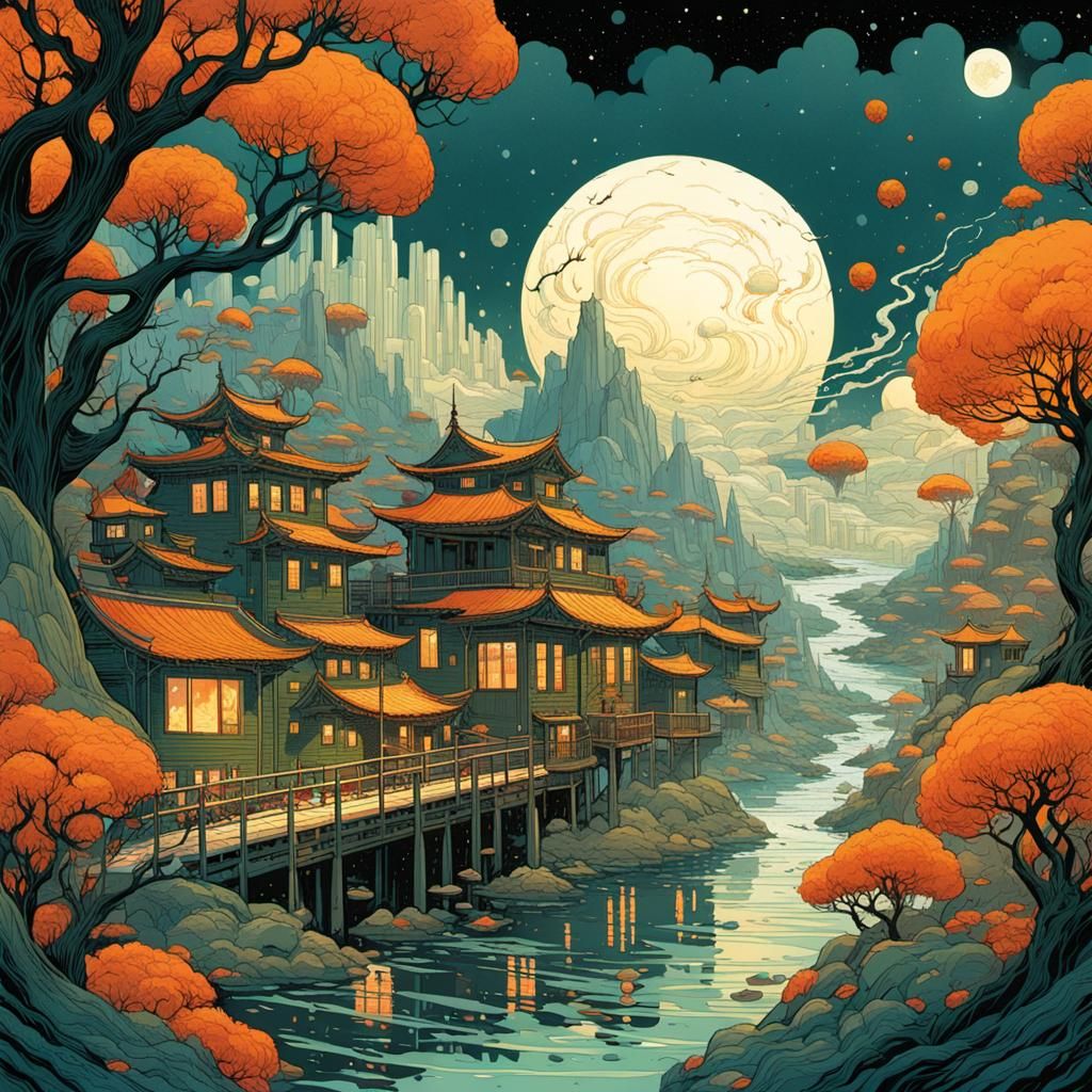 Dynamic Comic Book Art in Modern Style