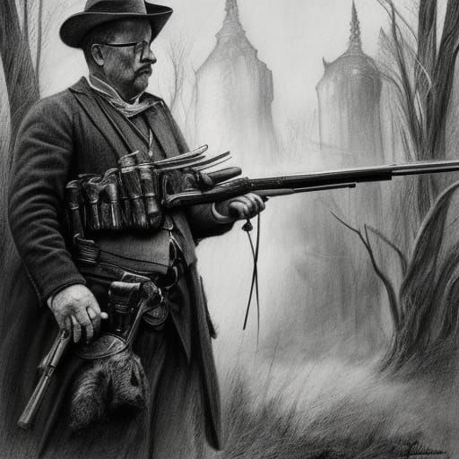 Teddy Roosevelt on Safari