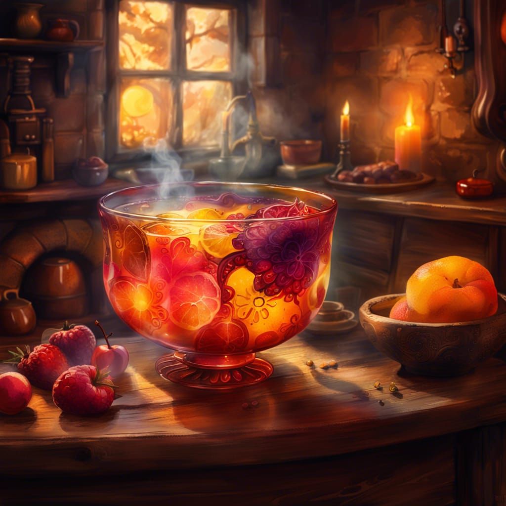 Mystical Fruit Infusion by Hearth in Fantasy Architecture