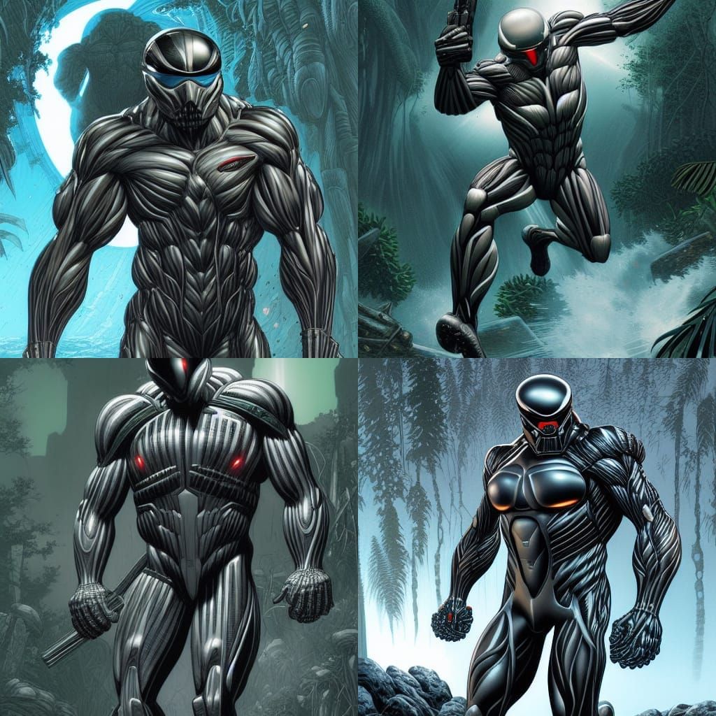 Crysis Nanosuit in Comic Book Style
