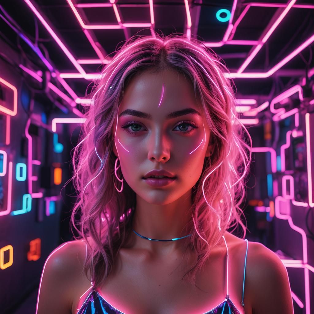 Neon Sign Art of an Old Sweet Song