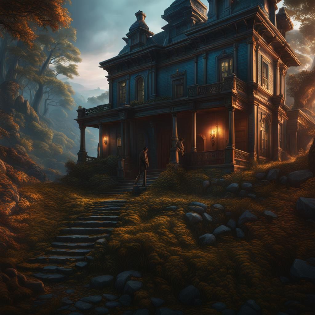 Dramatic Missing Person Thriller: Detailed Matte Painting