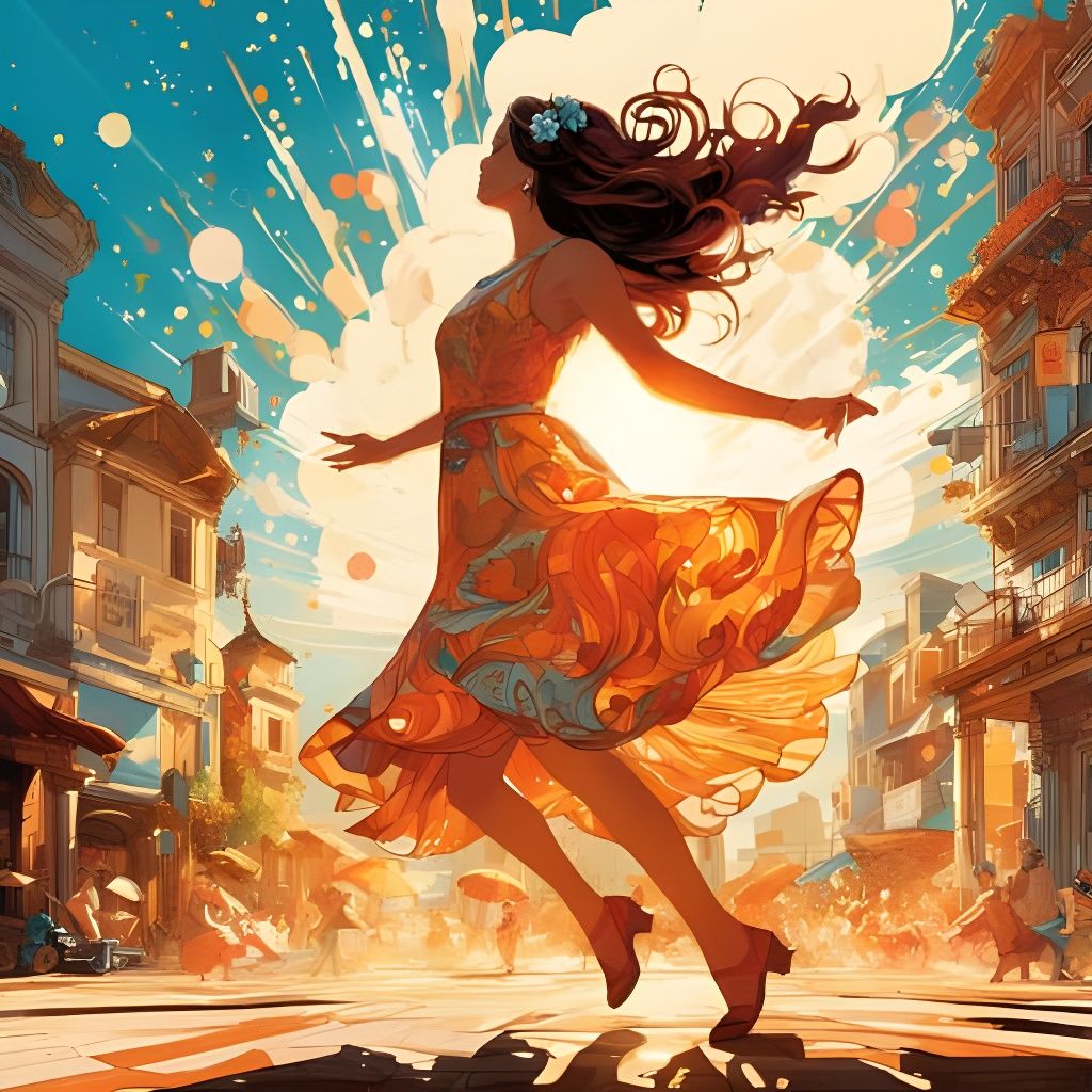 Abstract Colorful AI Image