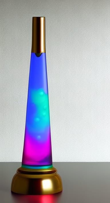 Surreal Lava Lamp Painting in 8K Resolution