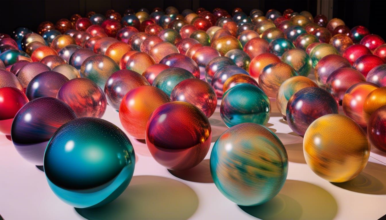 Alice in Wonderland: Chromalithography Glass Spheres