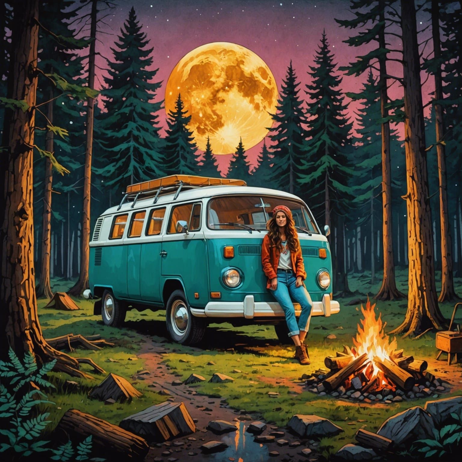 Alexandra Jacopetti Hart on her way to the Trips Festival 1966💚