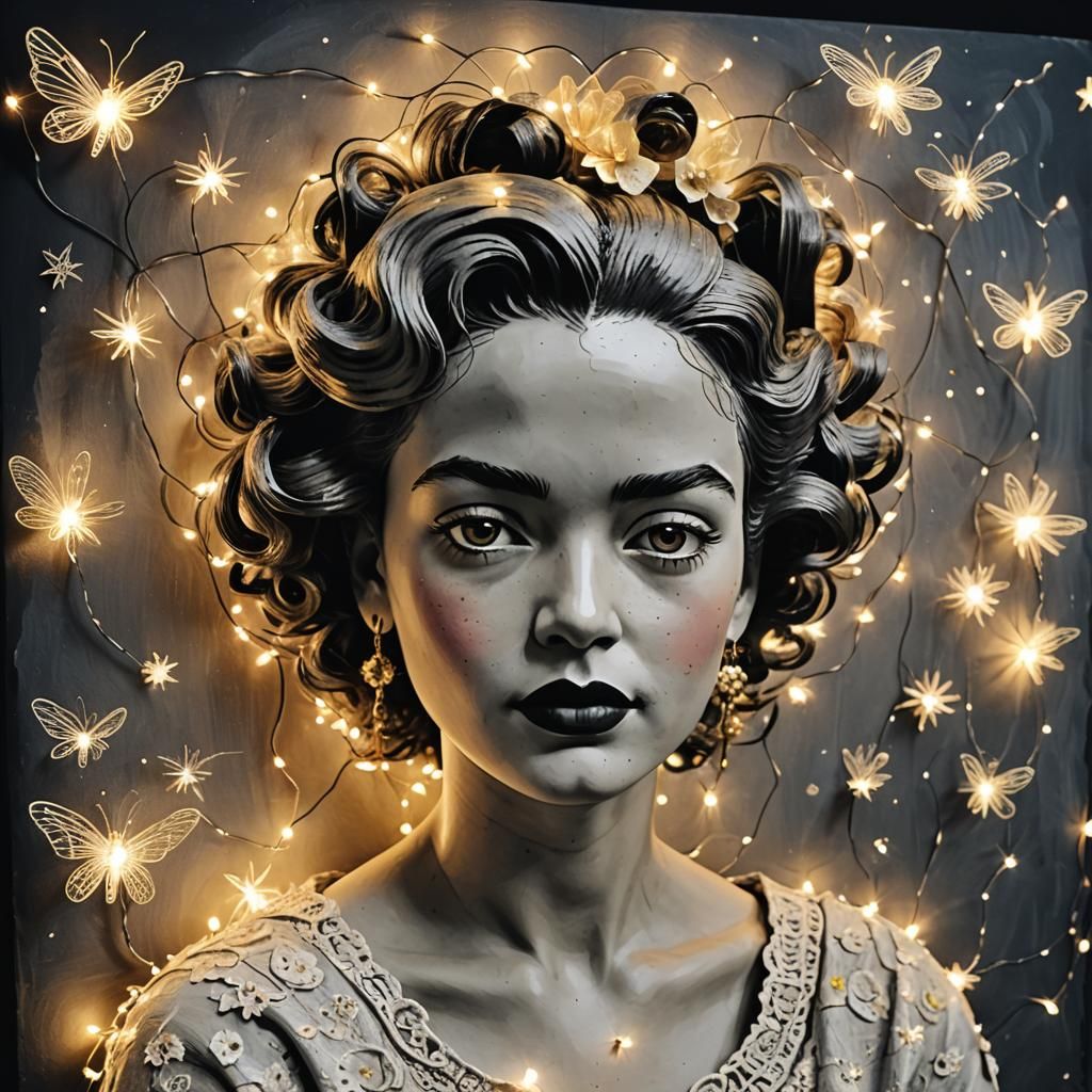 Surreal Portrait Inspired by Classic Art