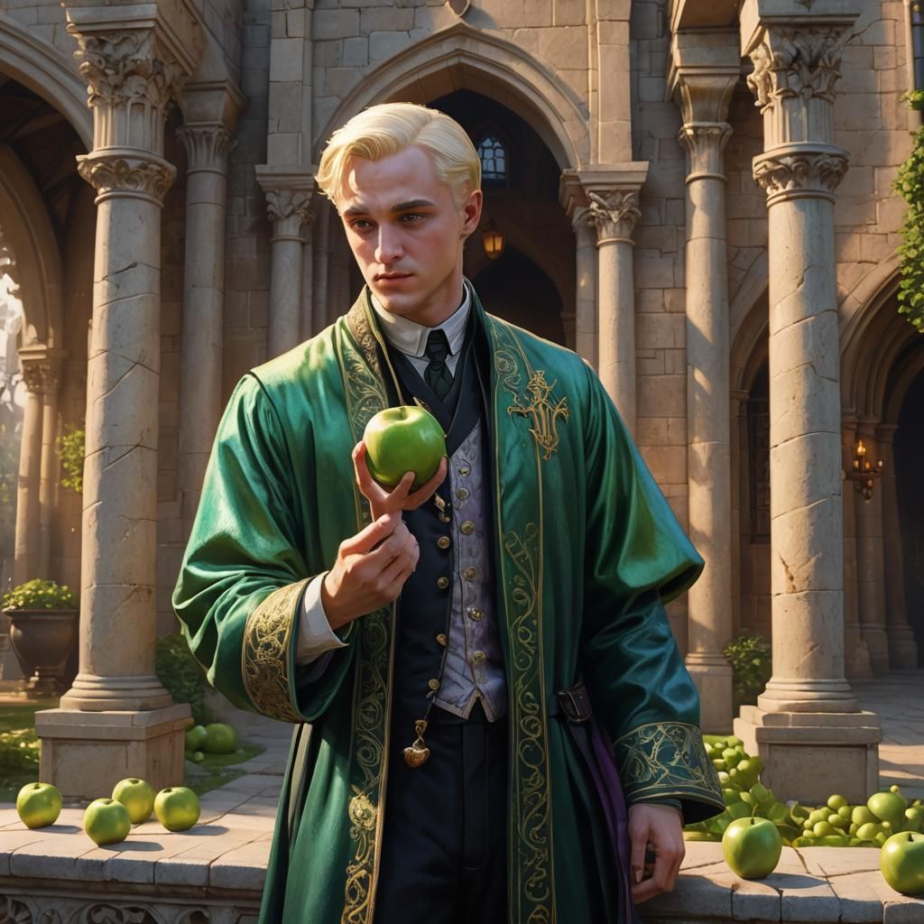 Draco Malfoy in Hogwarts: Fantasy Concept Art