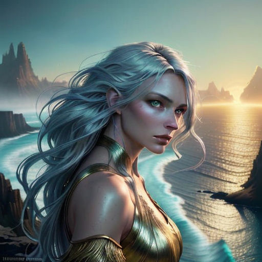 Surreal Kivarez Encounter in a Dreamlike Landscape