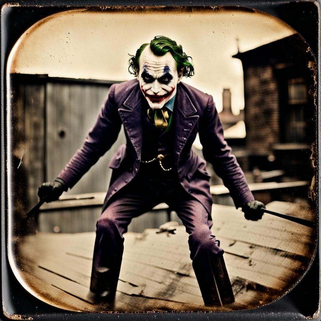Another old photo from 1888 of The Joker.
