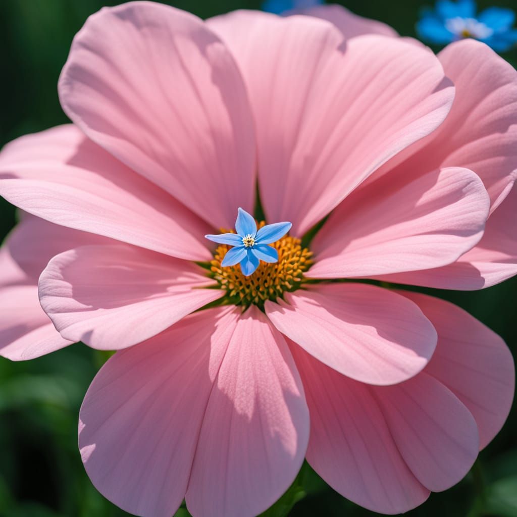 Forget-Me-Not Captured with Modified Helios Lens