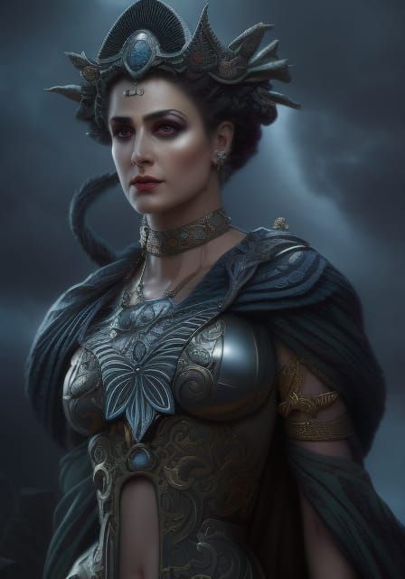 Sumerian Goddess of Medicine: Ninkarrak, Digital Art