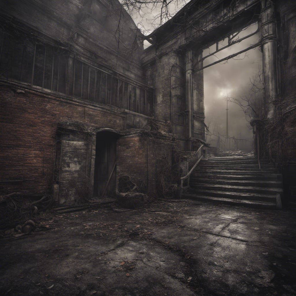 Silent Hill Inspired Atmospheric Scene