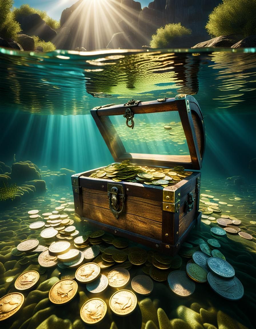 Sunlit Treasure Chest in Crystal River