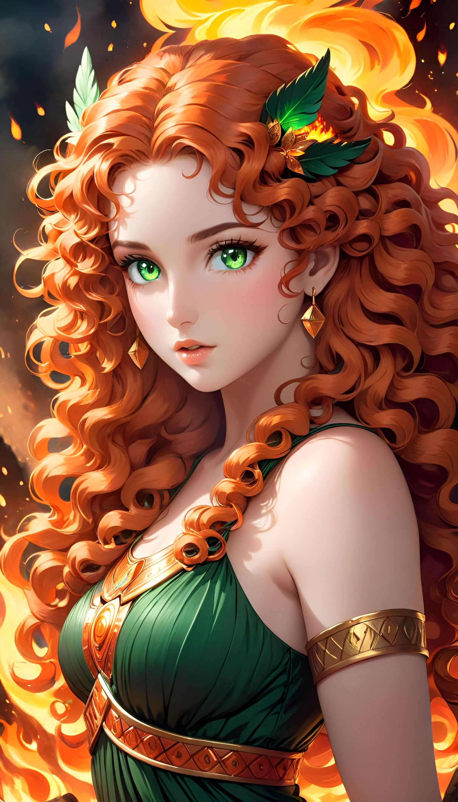 Fire Nymph: Daughter of Ares, Goddess Harmonia