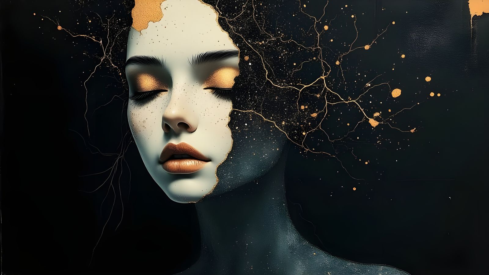 Ethereal Smoke Portrait in Photorealistic Style