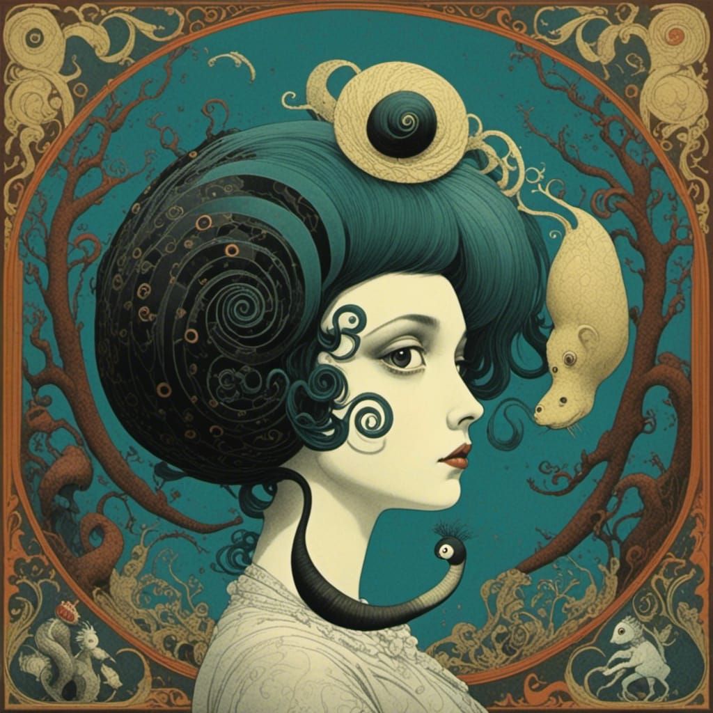 AI-Generated Image Influenced by LoRA Models