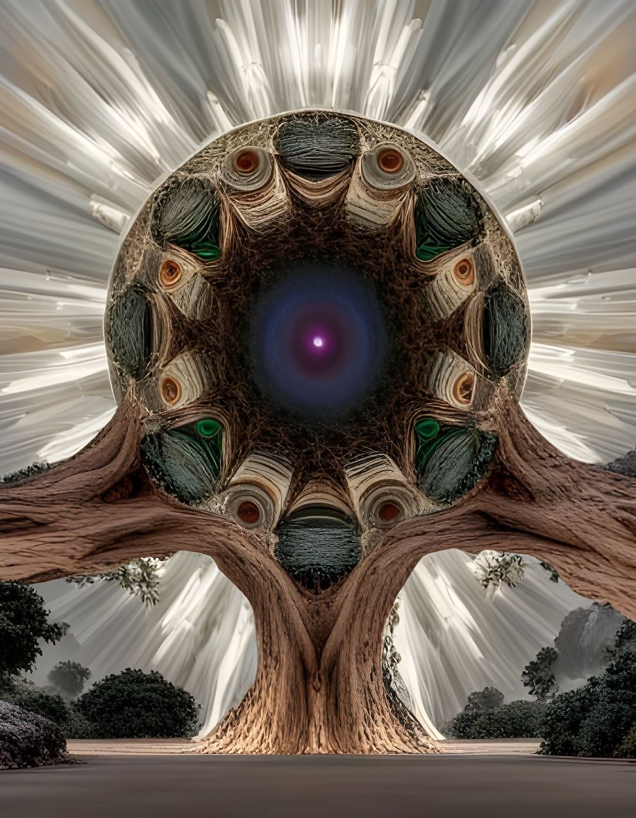 Spectacular Kaleidoscope of Natural Elements in 3D