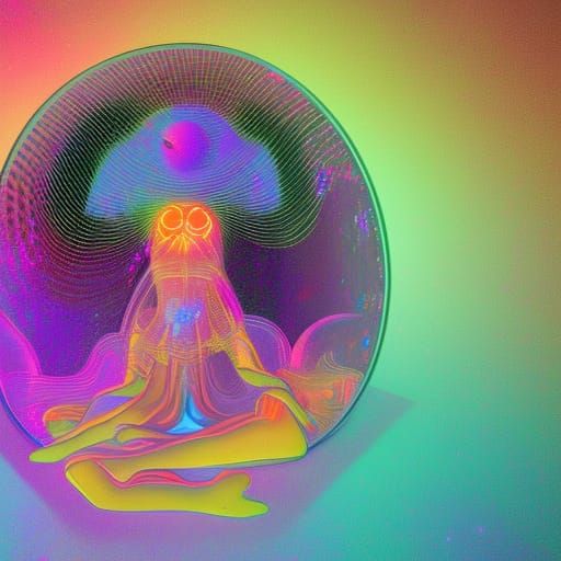 Holographic Cosmic Forms Inspired by Visionary Art