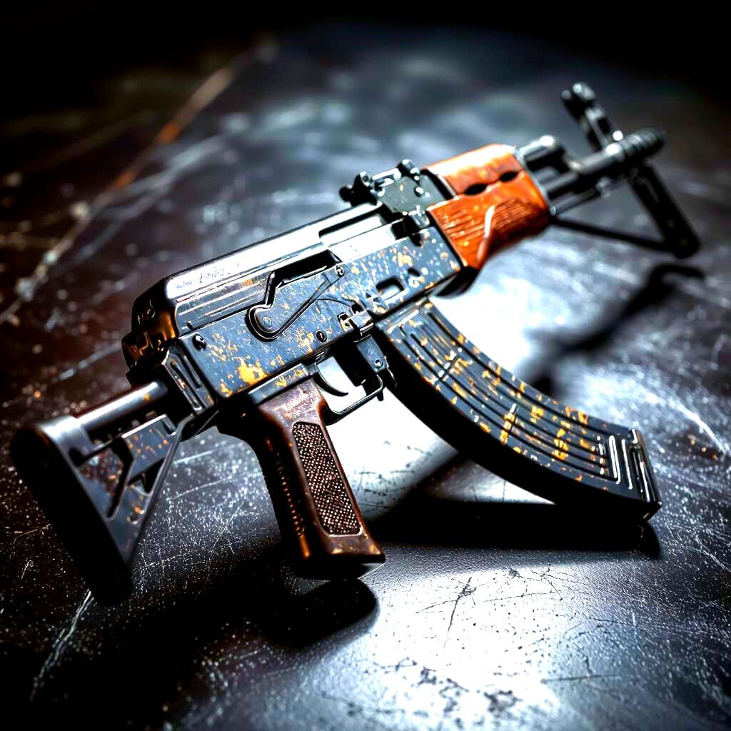 AK-47 Rifle: A Detailed Close-Up