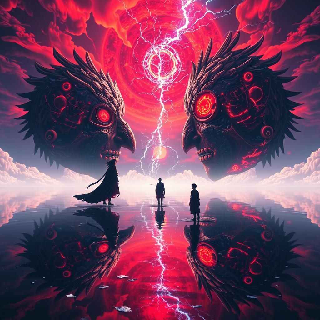 Naruto and Itachi Duel in Ethereal Realm