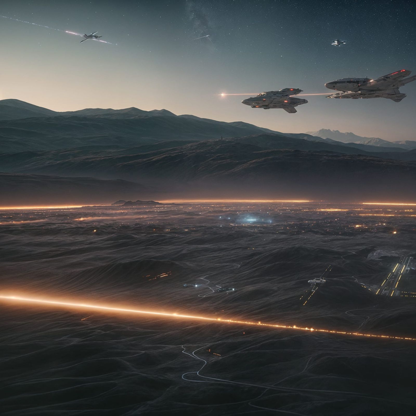 Epic Clone Wars Ground and Space Battle