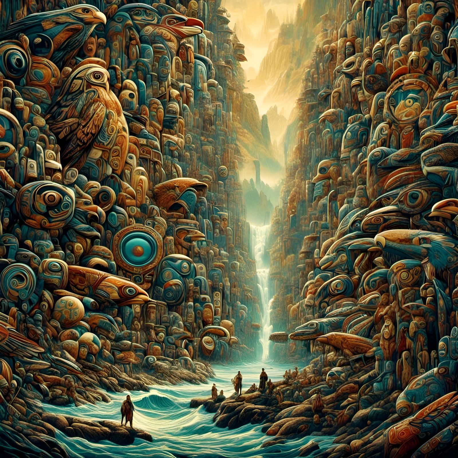 Form-Line Design Portal to Forbidden Territory