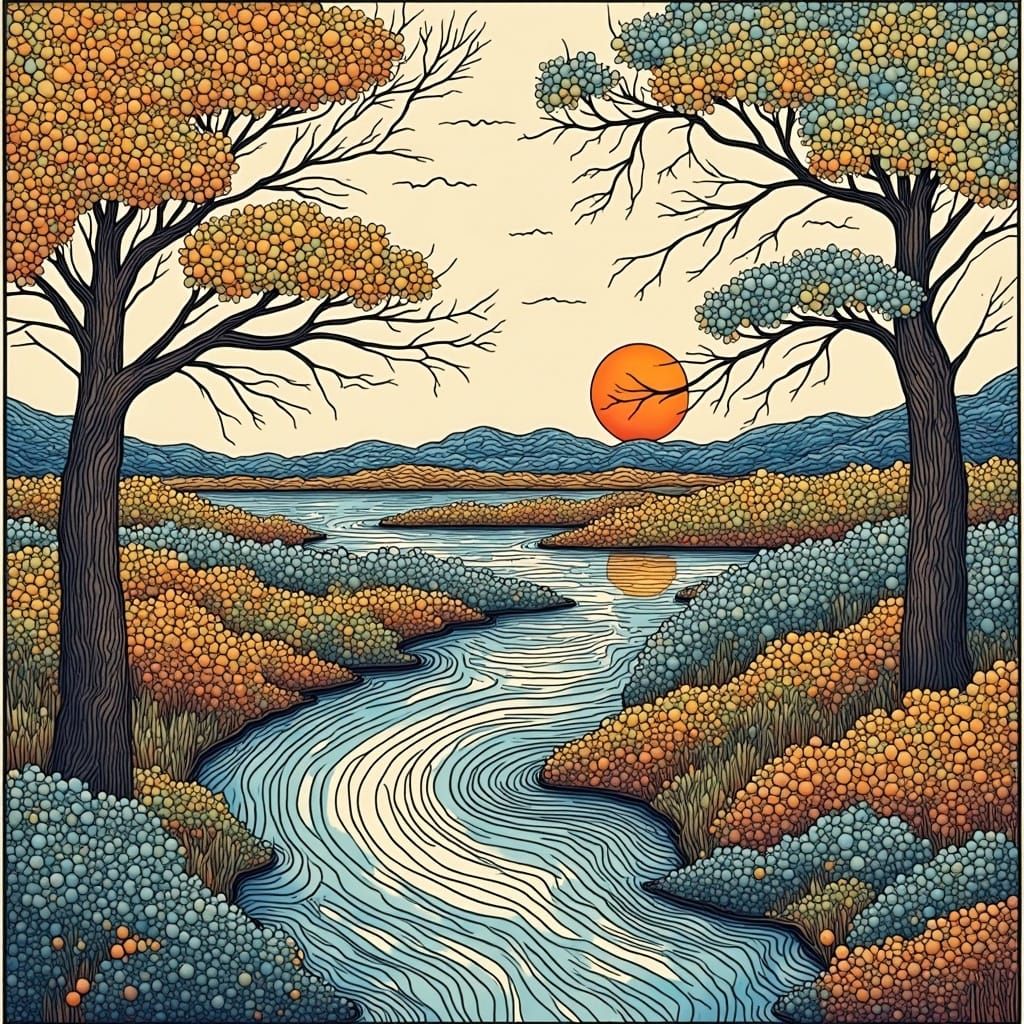 Surreal Palestinian Landscape Transitions from River to Sea