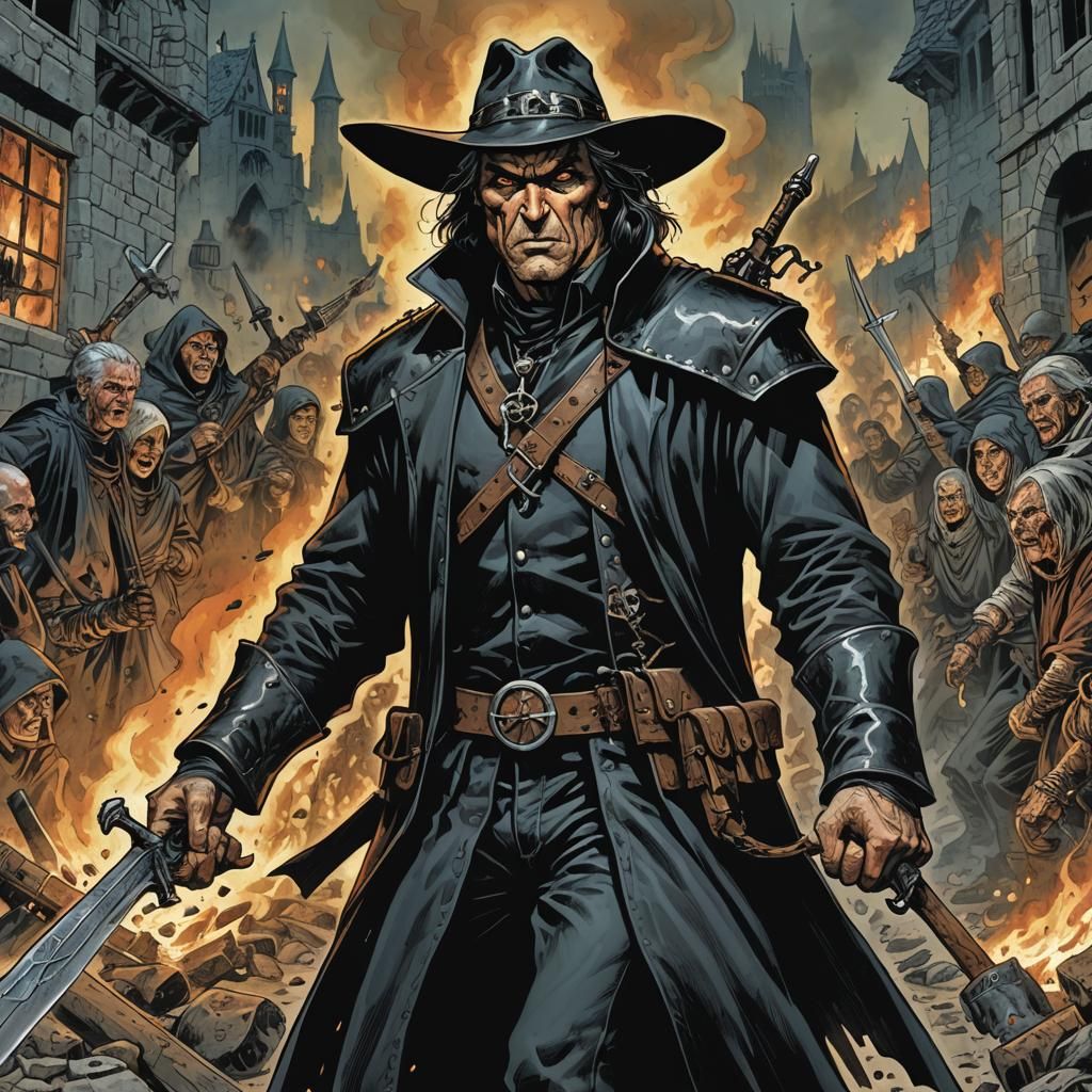 Cruel Witch-Hunter in Medieval Europe