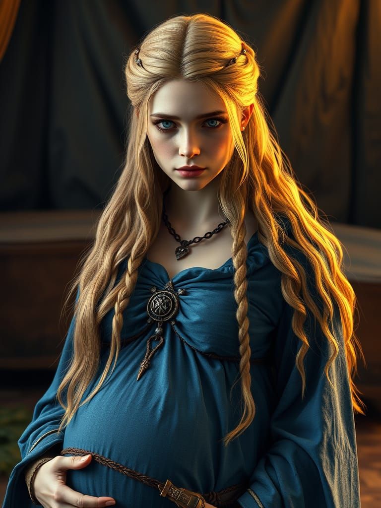 Regretful Pregnant Druidess in a Fantastical Realm