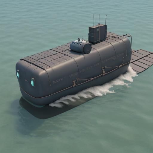 Futuristic Cargo Submarine