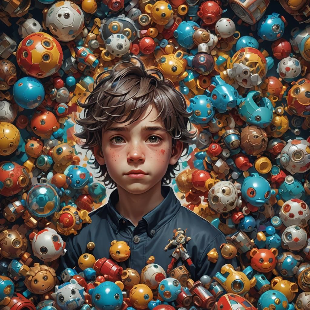 Detailed Portrait with Dynamic Lighting and Intricate Detail